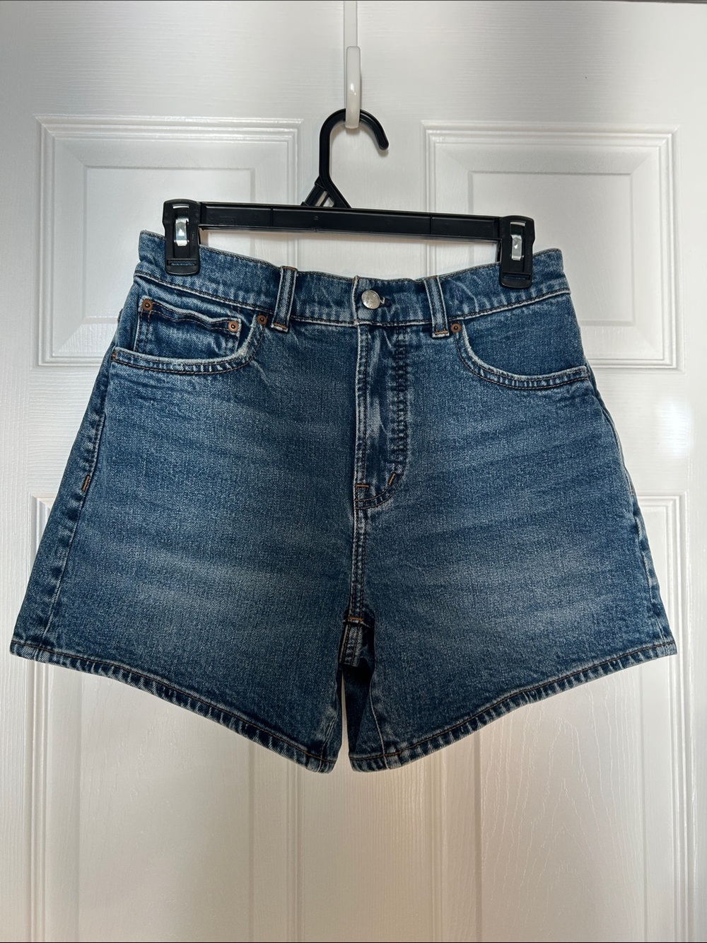 Madewell Indigo Vintage Wash High-Rise Denim Shorts